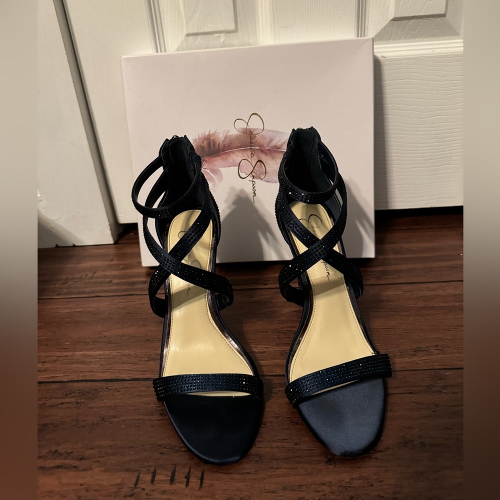 Jessica Simpson size 8.5 navy blue heels